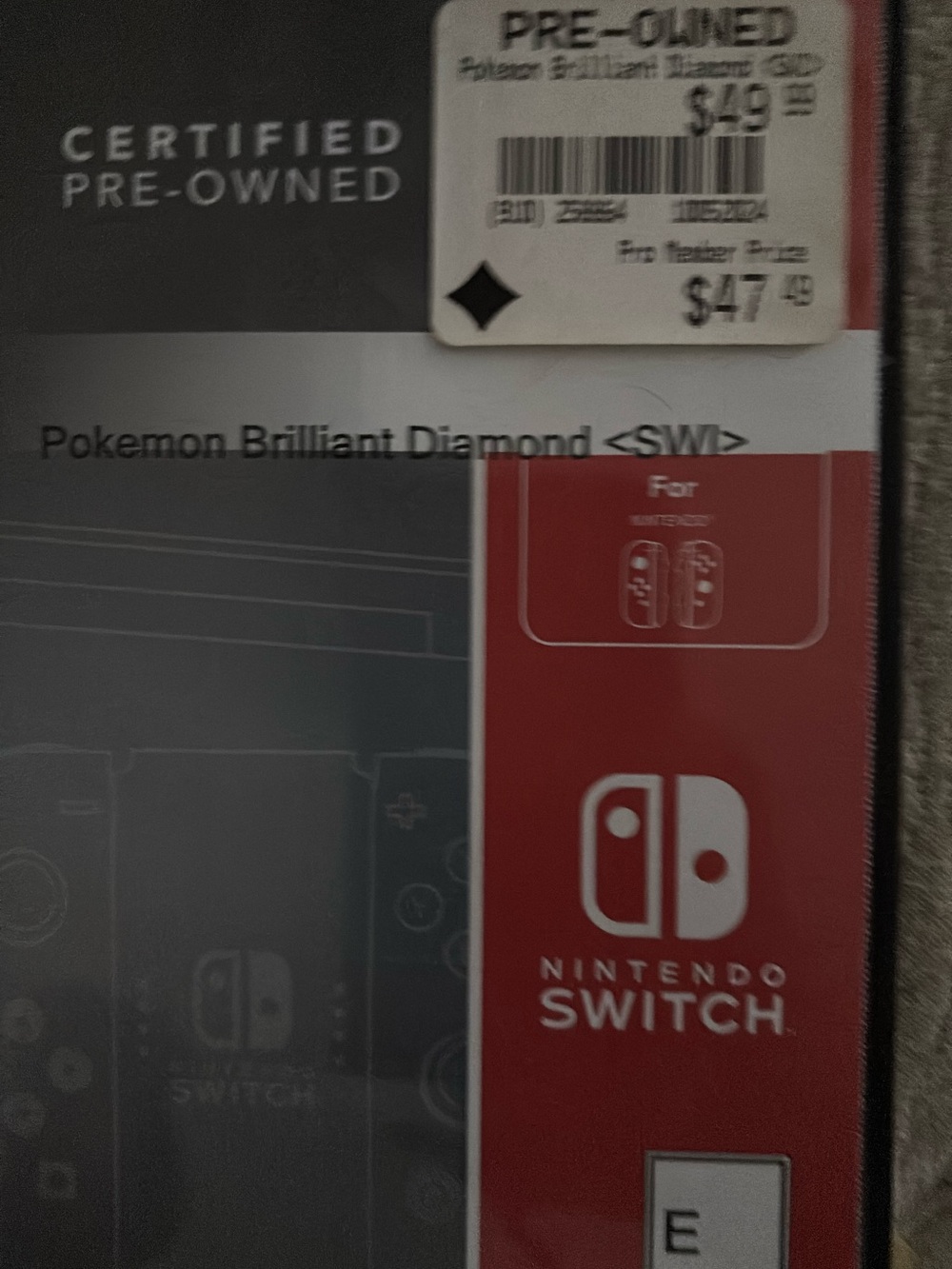 Nintendo Switch Game Case with Red and Black Accents